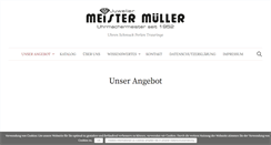 Desktop Screenshot of meistermueller.de